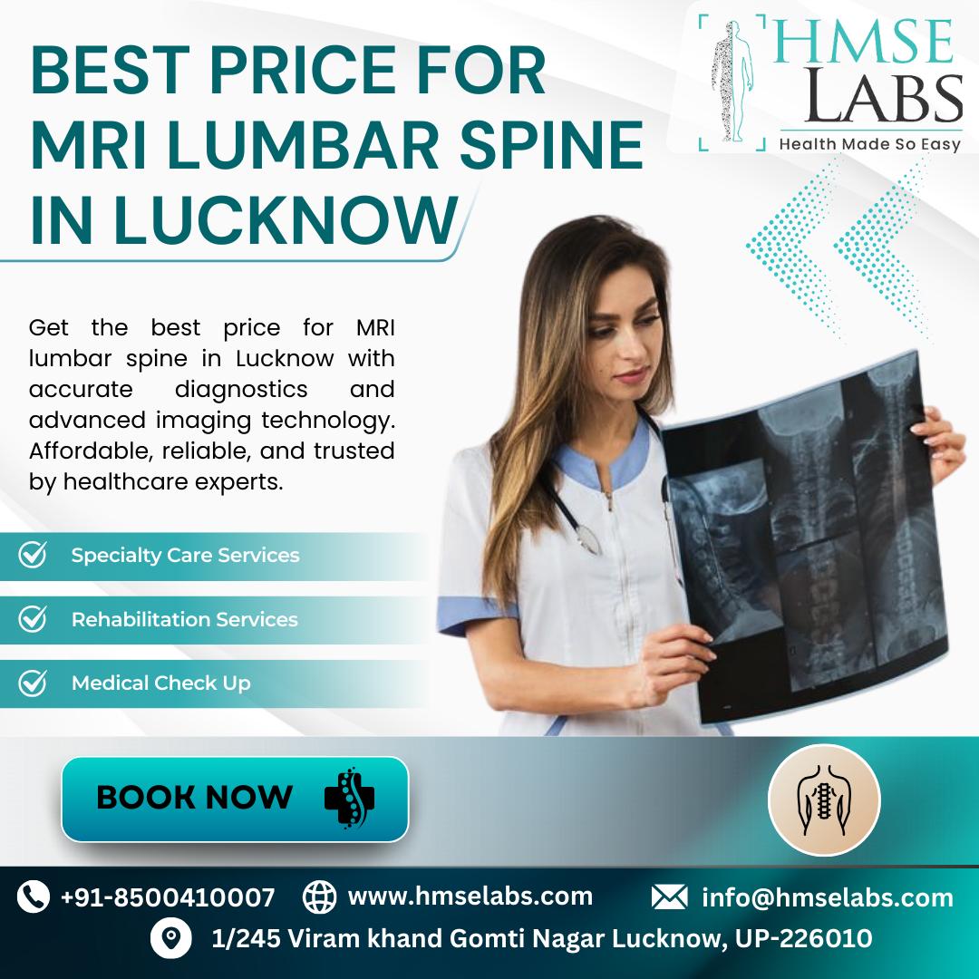 Best Price For Mri Lumbar Spine In Lucknow